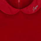 Girls Red Bow Dress, 1, hi-res